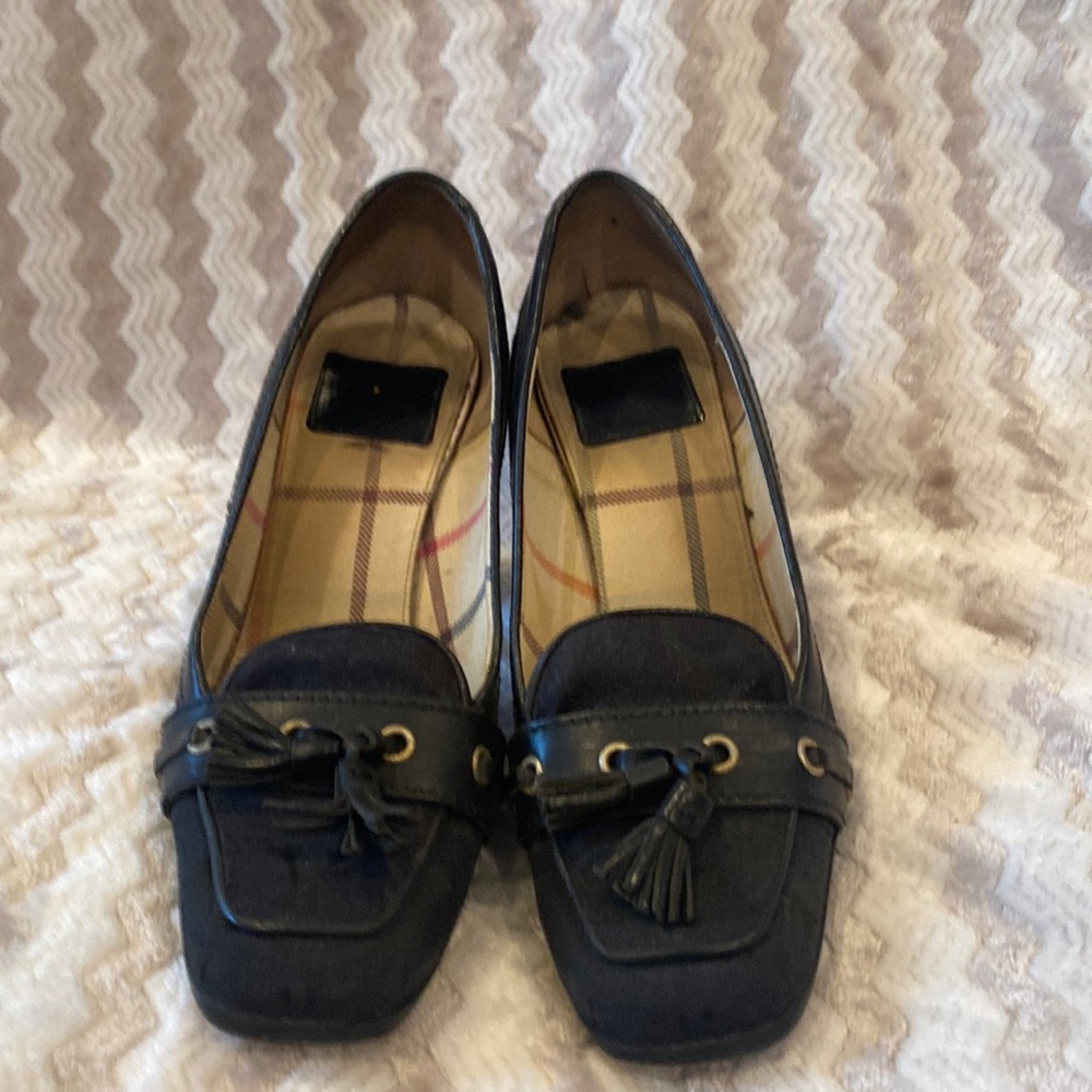 Coach Kristy High Heeled Loafers in Black Size 7.5